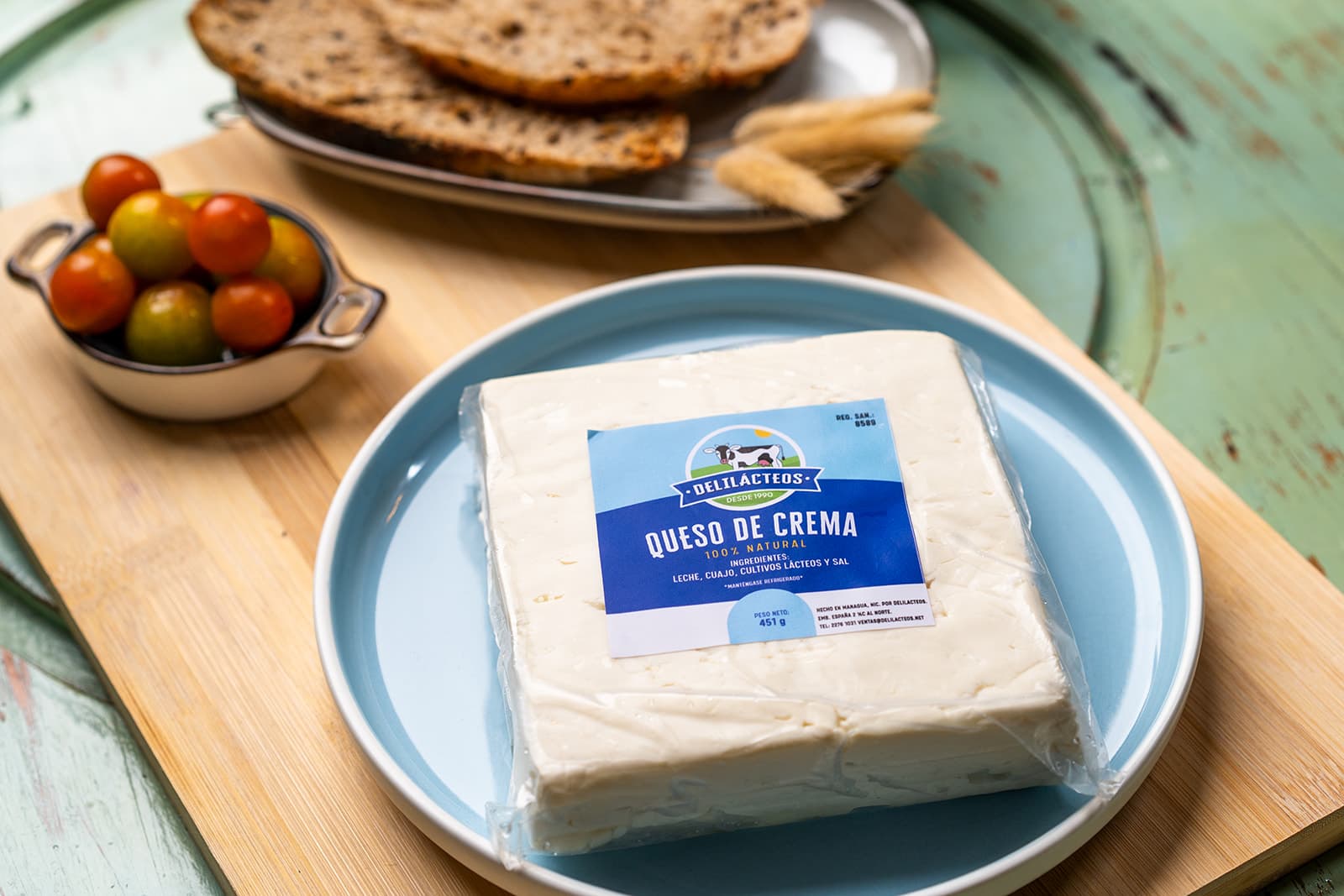 Presentación de Queso de Crema